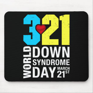 Down Syndrome Day March 21st For Men Women Kids Mouse Pad