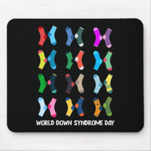 Down Syndrome Day Socks Wdsd Mouse Pad