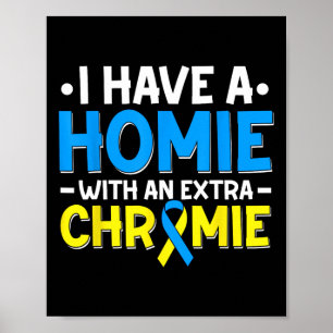 Down Syndrome Day Trisomy 21 Down Syndrome Awarene Poster