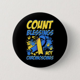 Down Syndrome Down Syndrome Awareness 6 Cm Round Badge