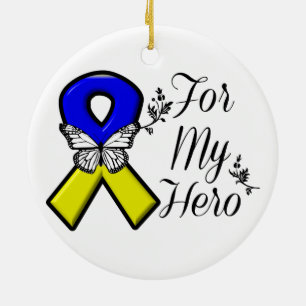 Down Syndrome For My Hero Ceramic Tree Decoration