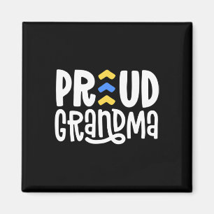 Down Syndrome Grandma Awareness Gift Lucky Arrows  Magnet