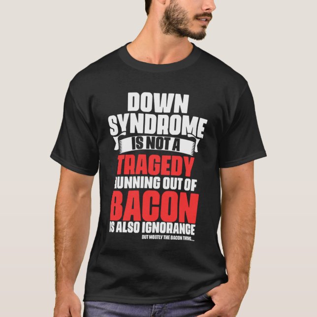 Down Syndrome is not a Tragedy Quotes Warriors Fig T-Shirt (Front)