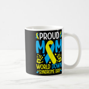 Down Syndrome Mum Ribbon World Down Syndrome Aware Coffee Mug