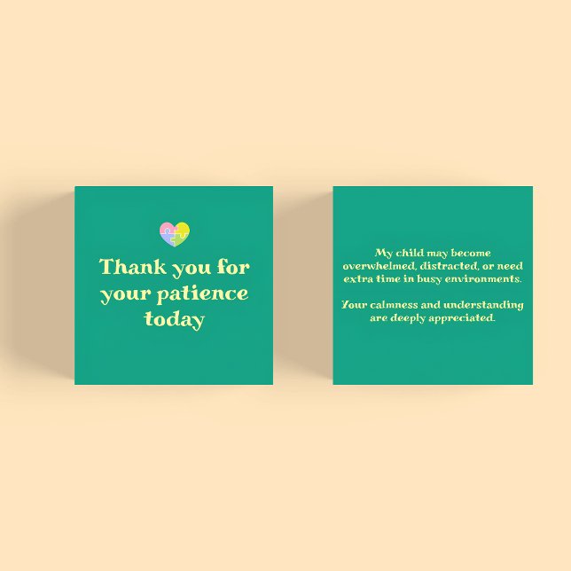 Down Syndrome Patience & Kindness Notice Card (Creator Uploaded)