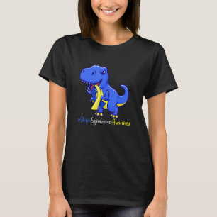 Down Syndrome T Rex Dinosaur Boys Kids Trisomy T2 T-Shirt