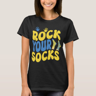 Down Syndrome World Down Syndrome Day T Shirt Rock