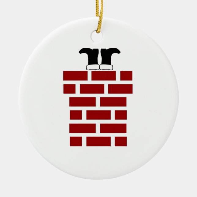 Down the Chimney Ornament (Front)