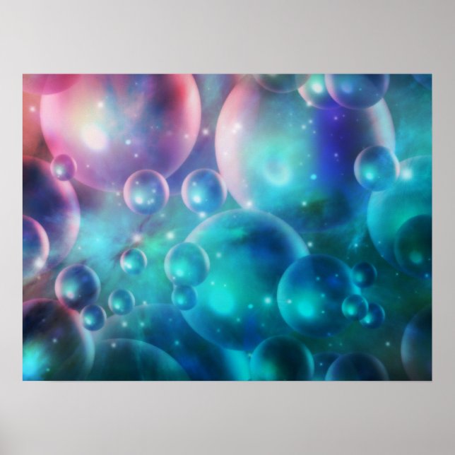 Down the Empyrean Stream Print (Front)