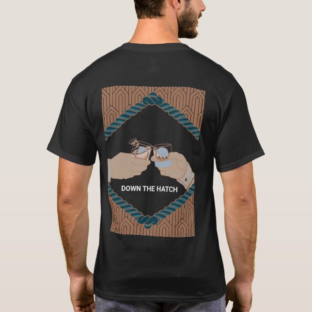 Down the Hatch - Dark Shirts (Back)