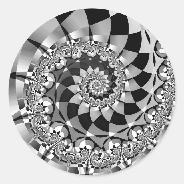 "Down the Rabbit Hole" Round Stickers (Front)