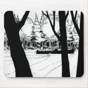 Down the River Mouse Pad