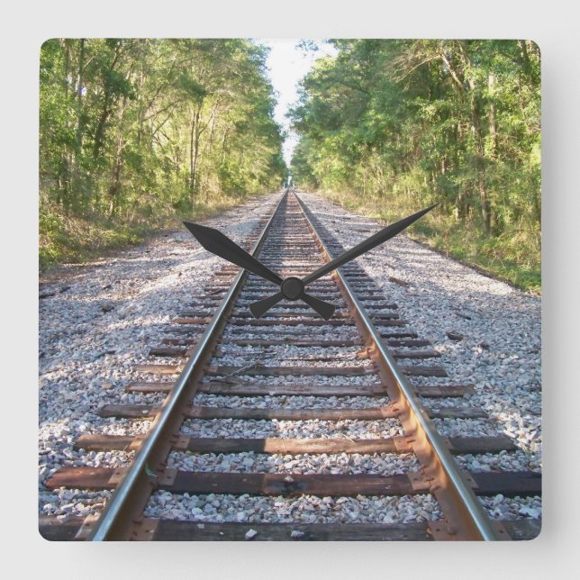 Down the Tracks Clock (Front)