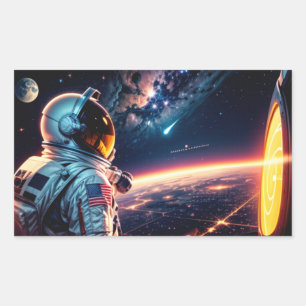 DOWN TO EARTH-3 RECTANGULAR STICKER