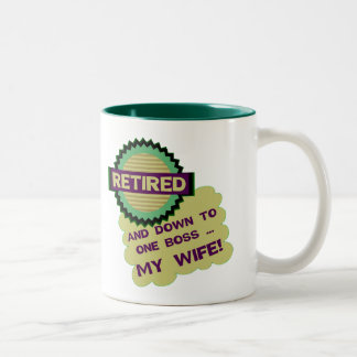 Down To One Boss Two-Tone Coffee Mug