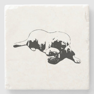 Down to Stay Stone Coaster