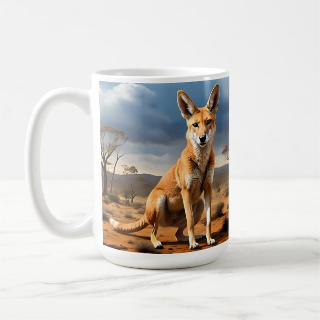 **"Down Under Delight: The Kangaringo Design"** Coffee Mug (Left)