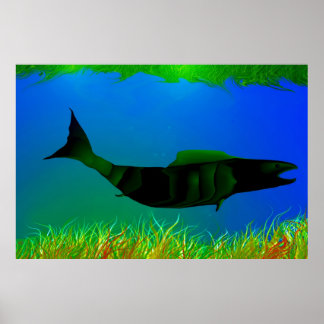 Down Under Digital Painting Poster