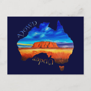 Down Under Postcard