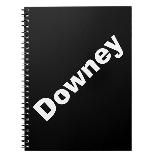 Downey Notebook (Front)