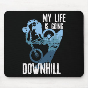 Downhill Biking Mountain Bike Enduro Mtb Cycling Mouse Pad