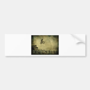 Downhill Bumper Sticker