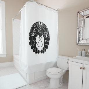 downhill grape shower curtain