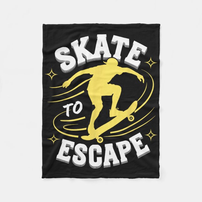 Downhill Longboarding Street Skating Skate Tricks  Fleece Blanket (Front)