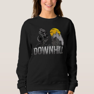 Downhill Mauntain Bike Mtb Wheel Racing Ride Bmx Sweatshirt
