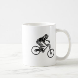 Downhill Mountain Bike Biker Mtb Mountain Biker Bo Coffee Mug