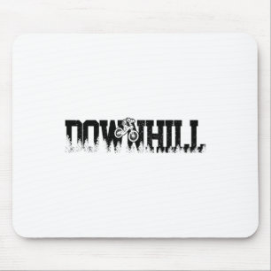Downhill Mountain Bike Biking Mtb Biker Gift Mouse Pad