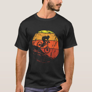 Downhill Mountain Bike Cyclist Mountain Biking Dad T-Shirt