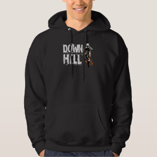 Downhill Mountain Bike Mtb Biking Cycling Mud Spla Hoodie