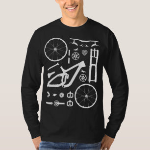 Downhill Mountain Bike Parts - Build a MTB T-Shirt