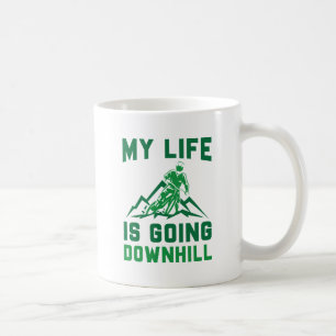 Downhill Mountain Biking Coffee Mug