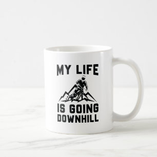 Downhill Mountain Biking Coffee Mug