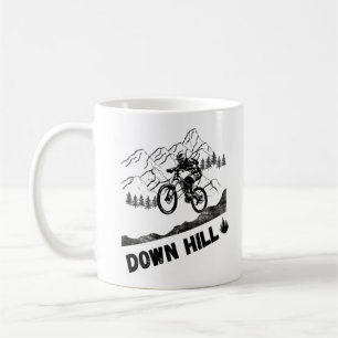 Downhill Mountain Biking Coffee Mug