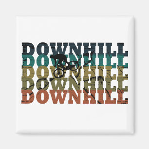 downhill mountain biking magnet