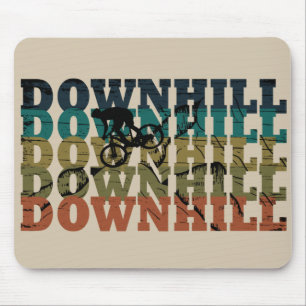 Downhill mountain biking mouse pad
