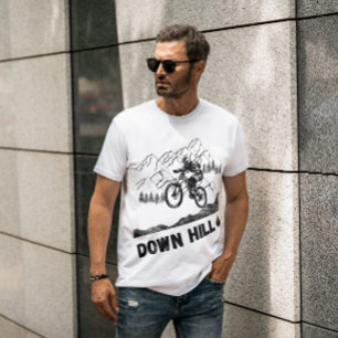 Downhill Mountain Biking  T-Shirt