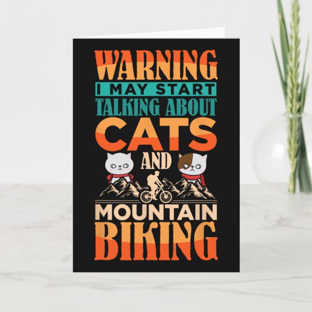 Downhill Mtb Accessories Mountain Biking  Card (Front)