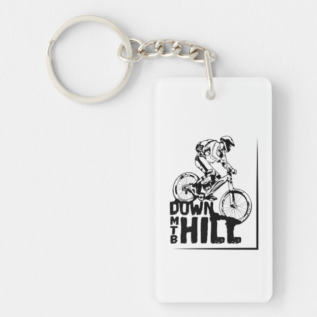 Downhill MTB Key Ring (Front)