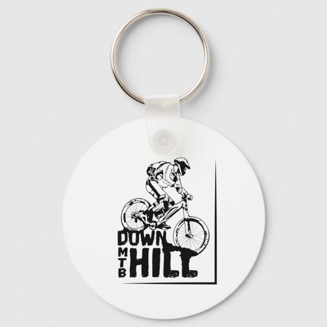 Downhill MTB Key Ring (Front)