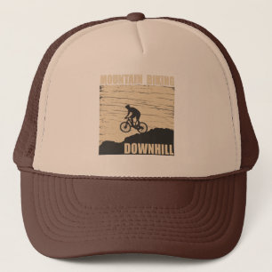 downhill off road mountain biking trucker hat