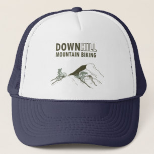 downhill off road mountain biking trucker hat