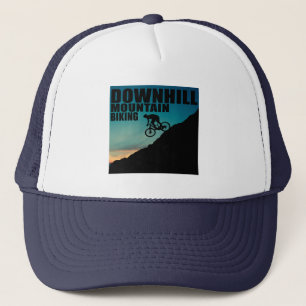 downhill off road mountain biking trucker hat