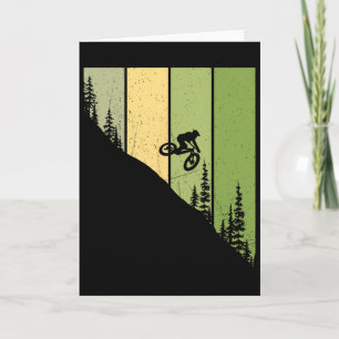 Downhill Rider Mtb - Mountain Biking Bike Biker Ri Card