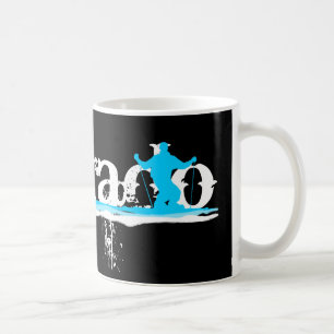 downhill ski stripes : colorado coffee mug