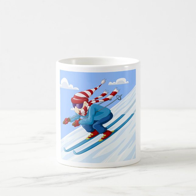 Downhill Skier Coffee Mug (Creator Uploaded)