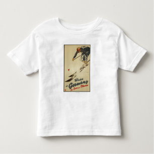 Downhill Skier - Sport and Pleasure Promo Toddler T-Shirt
